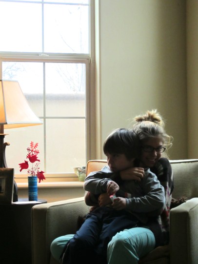 My youngest sister and my nephew, this picture is pure love.