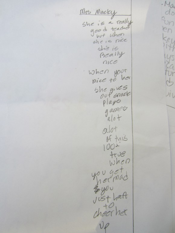 "When you get her mad you just have to cheer her up." So true.