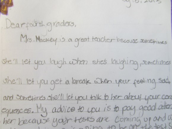 "She'll let you laugh when she's laughing." My favorite line of all.