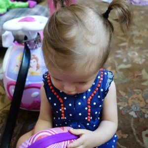 Excited to have finished Little Bird in time for this spirited little person's first birthday!